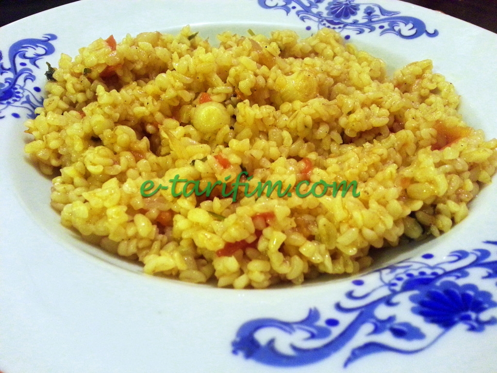 arpacık soğanlı bulgur