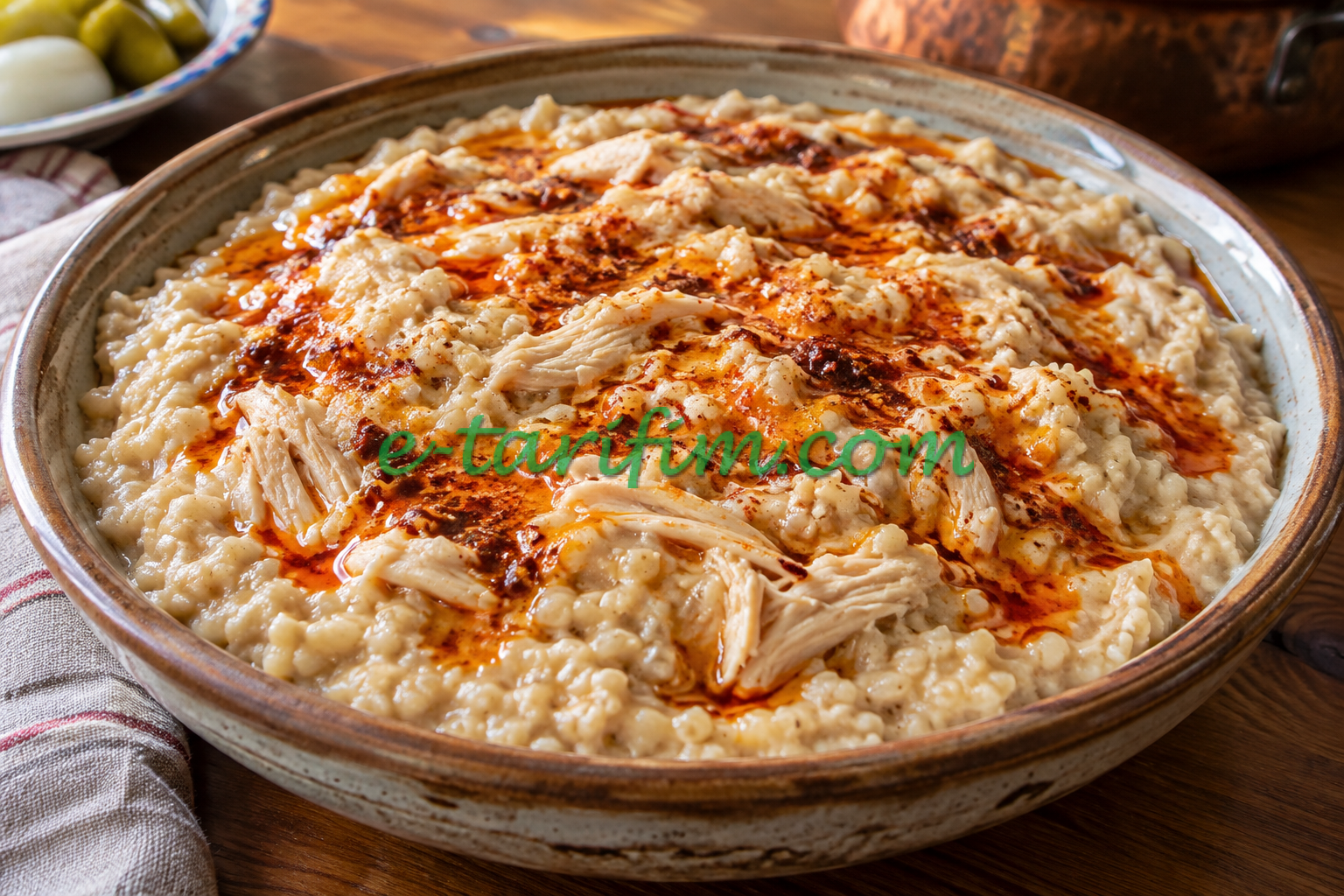 Tavuklu keşkek