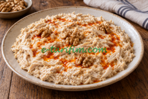 Çerkez Tavuğu Tarifi (Cevizli, 4 Meze Porsiyonu)