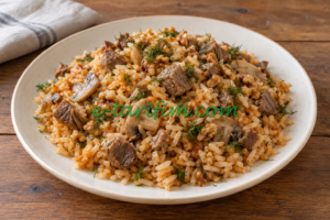 Mengen Pilavı Tarifi (Kuzu Etli, 4 Kişilik)